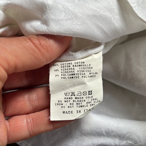 ETRO Ivory/Cream LongSleeved Button Down Top - Picture 8 of 10